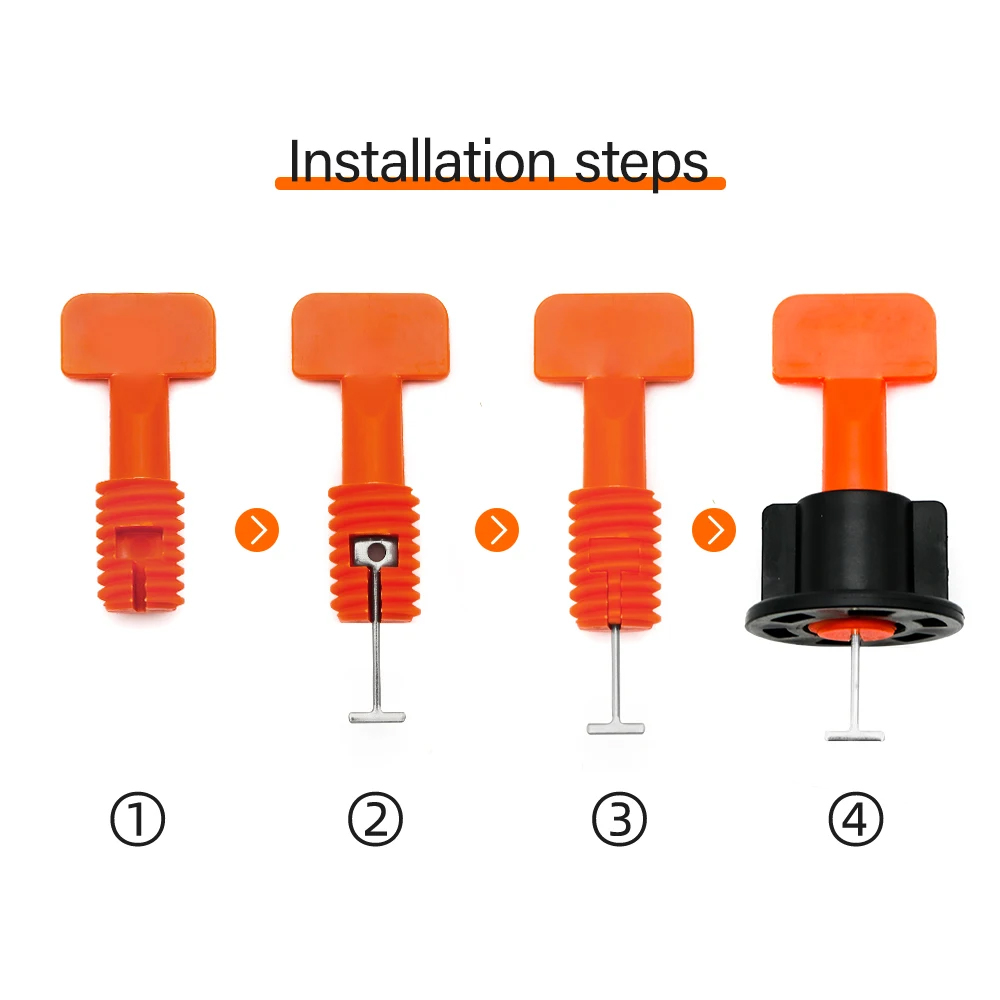 51Pcs Floor Tile Leveling Syst - Ceramic Tile Floor ulasan dan harga
