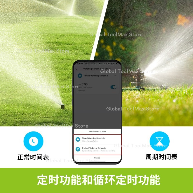 Bluetooth Smart 2-Way Irrigati - Timer Dual Outlet ulasan dan harga